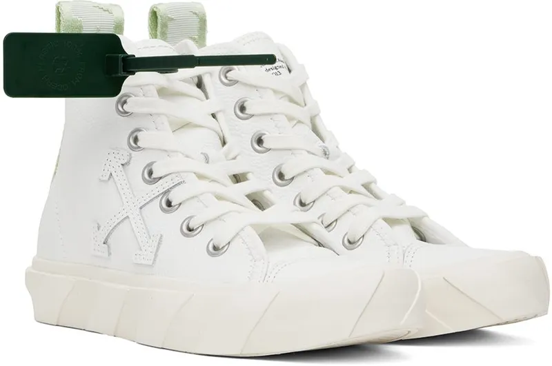 Off-White White Mid Top Vulcanized White White (OWIA195F22LEA0010101)