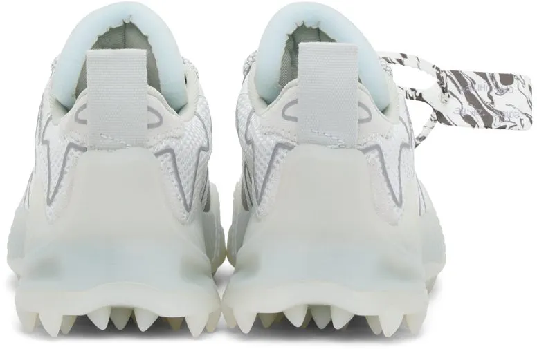 Off-White White Odsy Mesh Low-Top White Silve (OMIA179R21FAB0010172)