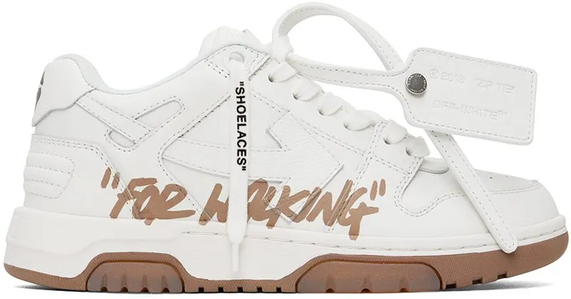 Off-White White Out Of Office ‘For Walking’ White Camel (OWIA259F22LEA0020162)