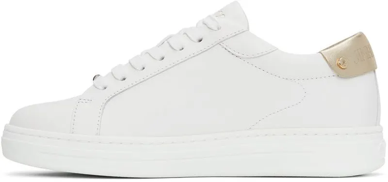 Jimmy Choo White Rome Low X White/Champagne (ROME/F AZA)