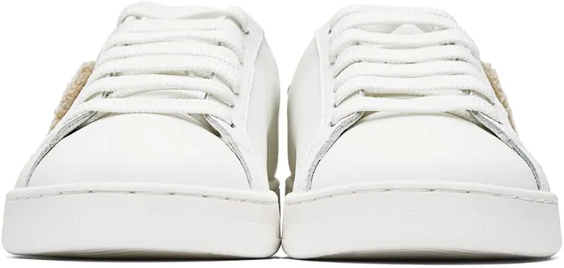 Palm Angels White Teddy Bear Tennis WHITE (PMIA058F21LEA0010160)