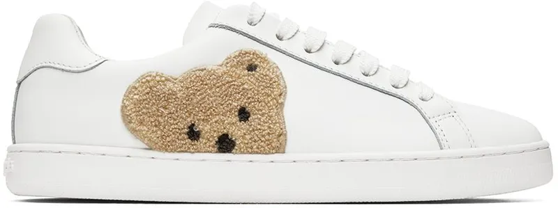 Palm Angels White Teddy Bear Tennis WHITE (PMIA058F21LEA0010160)