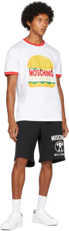 Moschino White Zip Logo 10A FANTASY COLOR (MB15192G1E GAE)