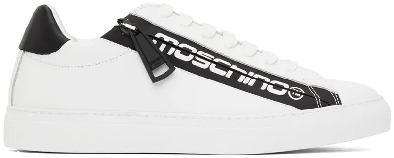 Moschino White Zip Logo 10A FANTASY COLOR (MB15192G1E GAE)