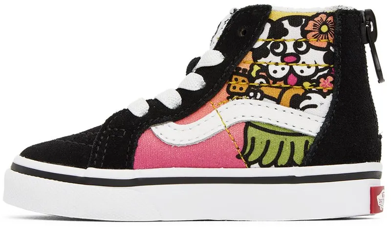 Vans Baby Black Sk8-Hi Zip Aloha Animals Black (VN000XG5BLK)