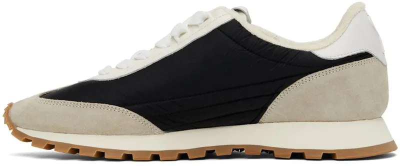 AMI Alexandre Mattiussi Black & Beige New Running 001 Black (USN423.951)