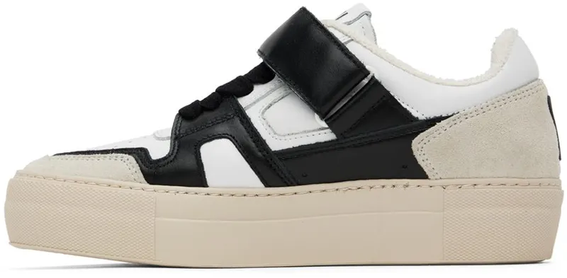 AMI Alexandre Mattiussi Black & White ADC Low Top 101 White/Black (USN421.853)