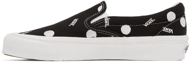 Vans Black OG Classic Slip-On LX POLKA DOT BLACK (VN0A45JKBLK1)