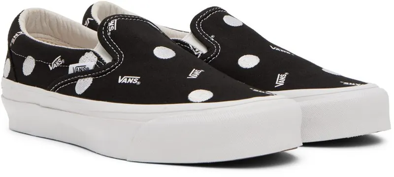 Vans Black OG Classic Slip-On LX POLKA DOT BLACK (VN0A45JKBLK1)