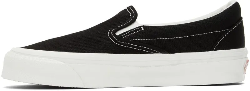 Vans Black OG Classic Slip-On (Canvas) Black/True (VN0A45JK1WX1)