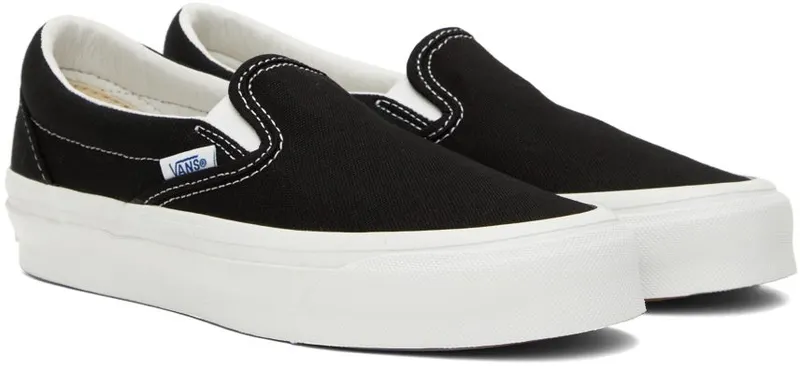 Vans Black OG Classic Slip-On (Canvas) Black/True (VN0A45JK1WX1)