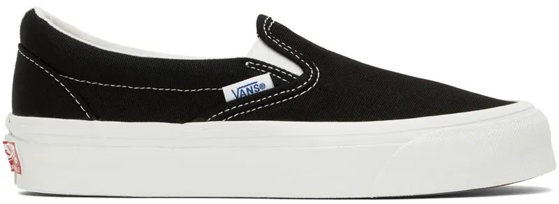 Vans Black OG Classic Slip-On (Canvas) Black/True (VN0A45JK1WX1)