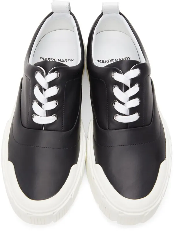 Pierre Hardy Black Ollie Low-Top CALF BLACK (UX01)