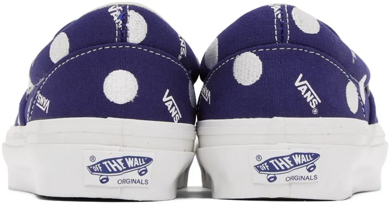Vans Blue OG Classic Slip-On LX POLKA DOT BLUEPRINT (VN0A45JK84A1)