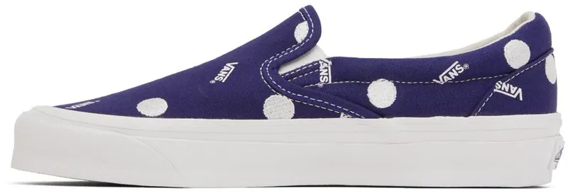 Vans Blue OG Classic Slip-On LX POLKA DOT BLUEPRINT (VN0A45JK84A1)