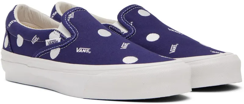 Vans Blue OG Classic Slip-On LX POLKA DOT BLUEPRINT (VN0A45JK84A1)
