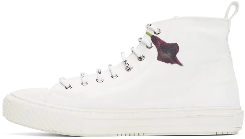 Valentino White Valentino Garavani Emilio Villalba Edition ‘VLTN’ Giggies High-Top JJ8 BIANCO/ (UY0S0D51QYP)