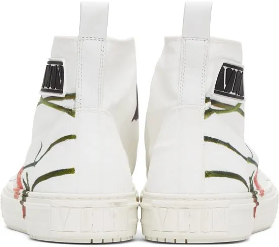 Valentino White Valentino Garavani Emilio Villalba Edition ‘VLTN’ Giggies High-Top JJ8 BIANCO/ (UY0S0D51QYP)