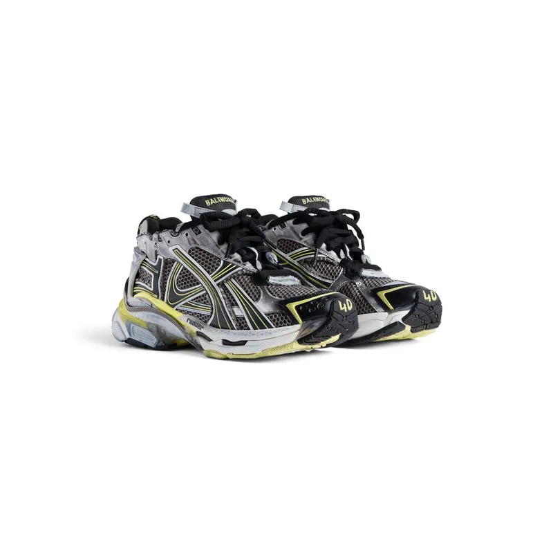 Balenciaga Runner Sneaker Grey / Yellow / White (772774W3RMU1279)