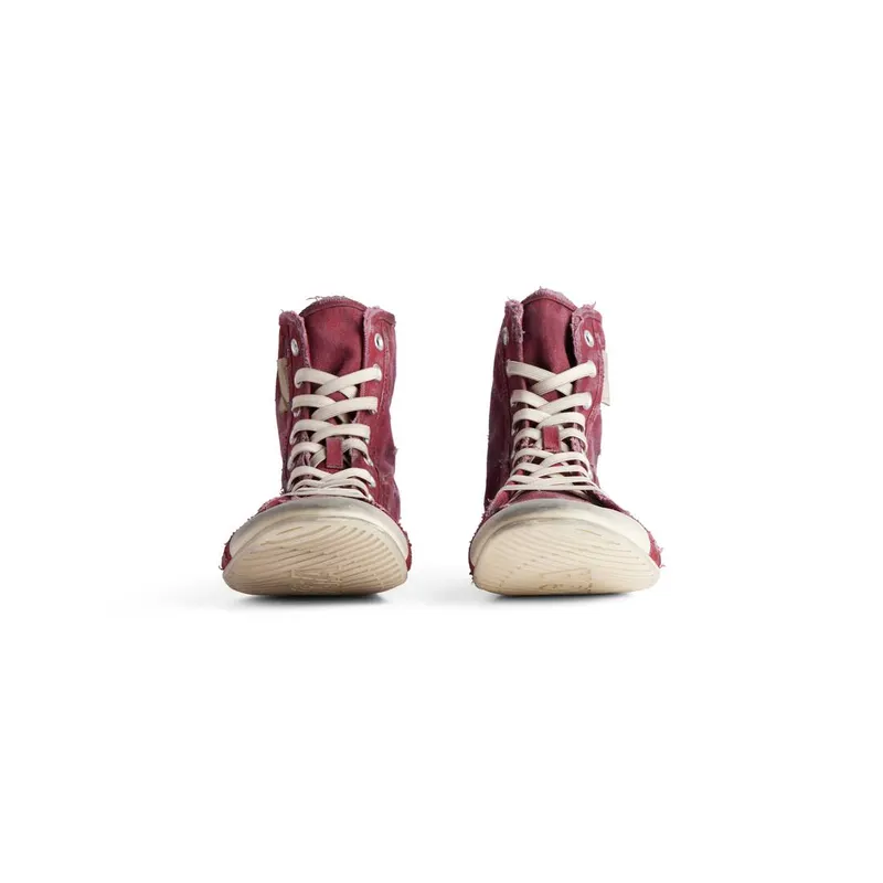 Balenciaga Paris Ultra Flat High Top Sneaker Red (791970W2MD16631)