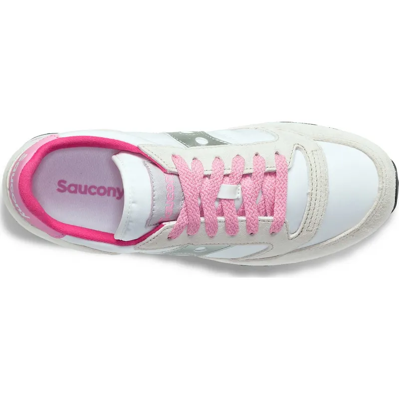 Saucony Jazz Triple White / Grey / Pink (S60530-30)