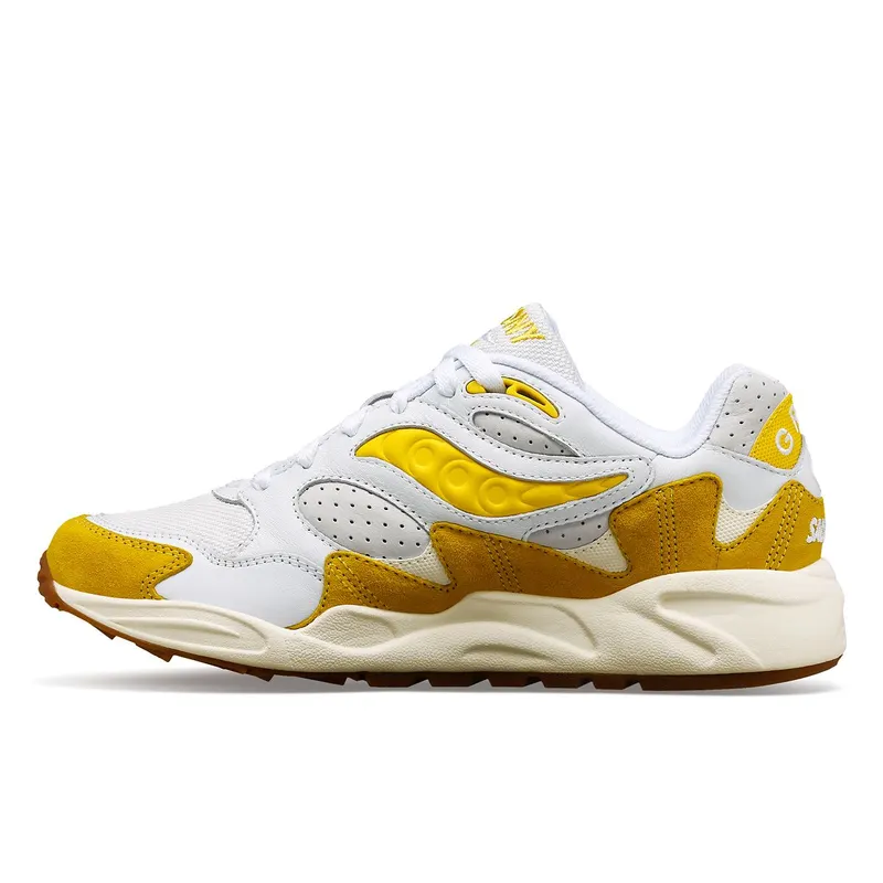 Saucony Grid Shadow 2 Ivy Prep White / Yellow (S70813-1)