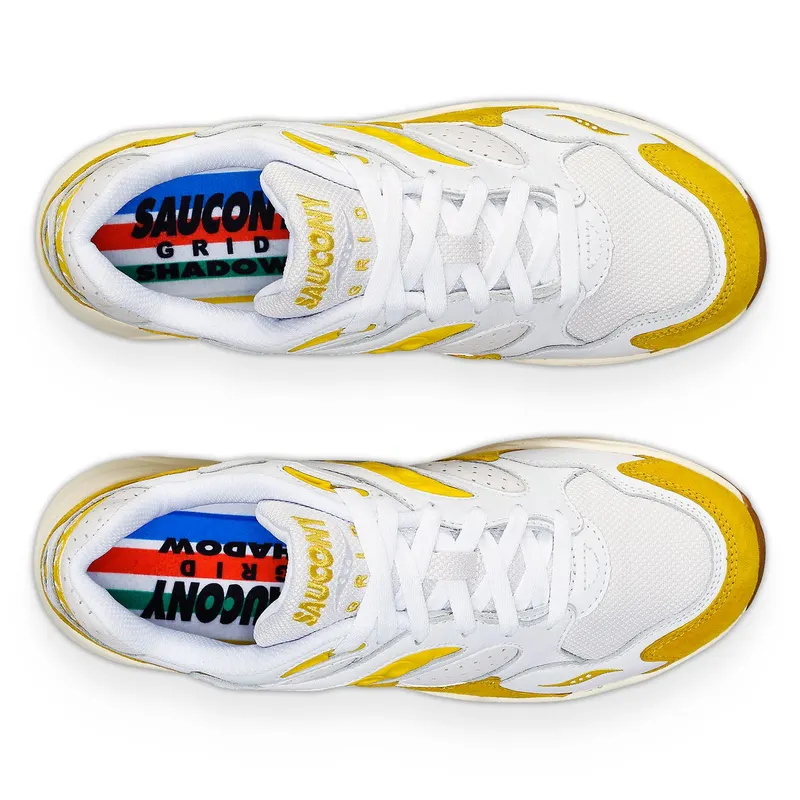 Saucony Grid Shadow 2 Ivy Prep White / Yellow (S70813-1)