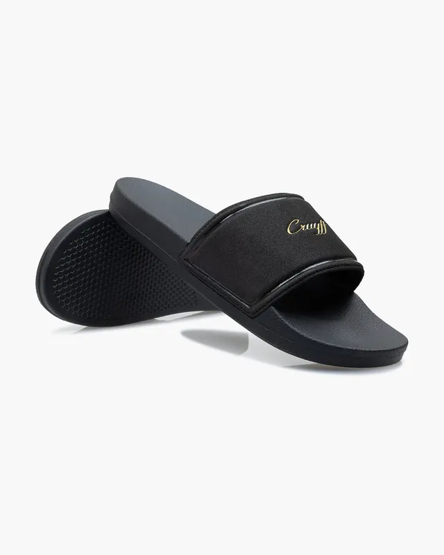 Cruyff Scripto Slide Black/Gold (CC242280-960)