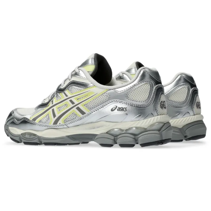 ASICS SportStyle x EMMI Gel-NYC “White/Metallic Silver / Pale Yellow” (1202A498-100)