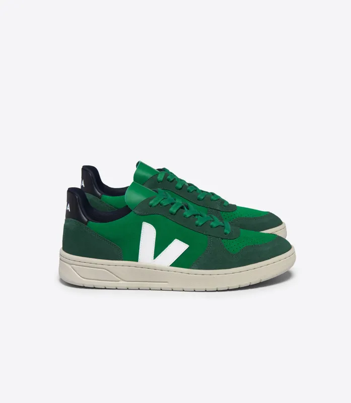 Veja V-10 SUEDE EMERAUDE PIERRE BLACK (VX0303671A)