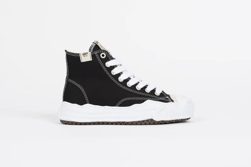 Maison Mihara Yasuhiro Hank 23 OG Sole Canvas High-Top “Black/White” (A05FW701-BLK)