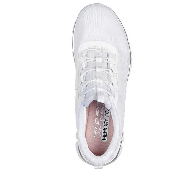 Skechers Glide-Step – Align – Wit / Zilver (104561-WSL)