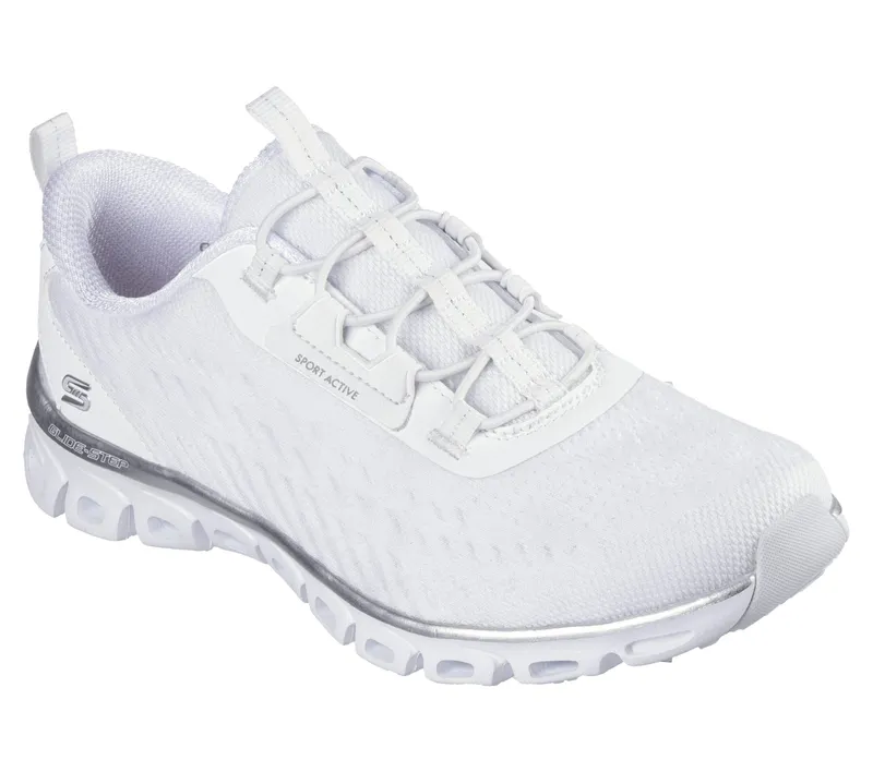 Skechers Glide-Step – Align – Wit / Zilver (104561-WSL)