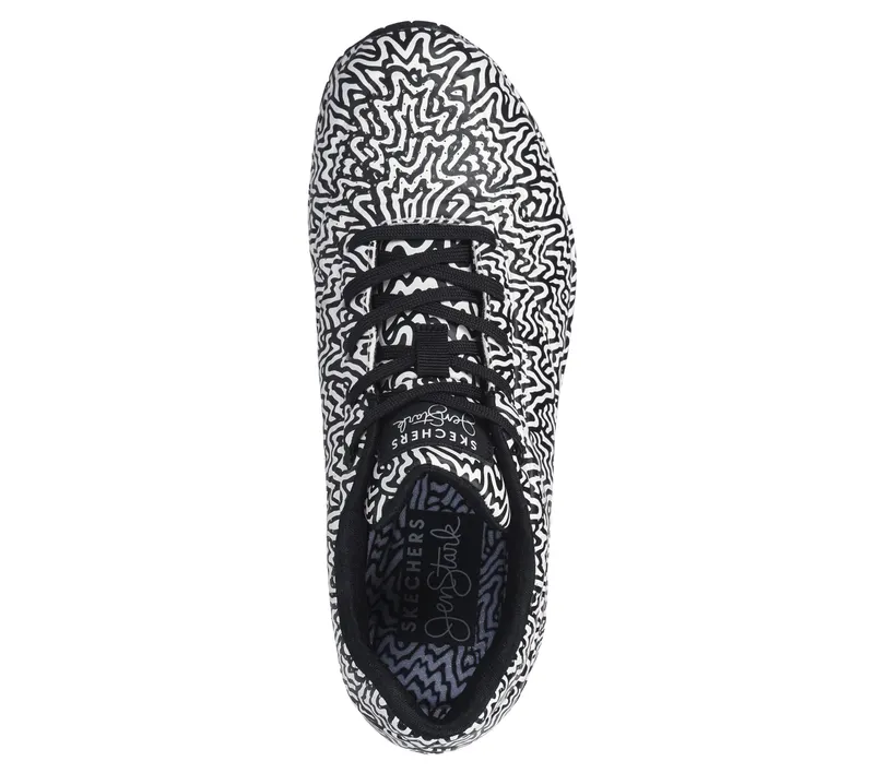 Skechers Jen Stark: Uno – Infinite Drip – Zwart / Wit (177960-BKW)