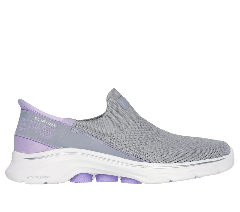 Skechers Skechers Slip-ins: GO WALK 7 – Mia – Grijs / Lavendel (125231-GYLV)