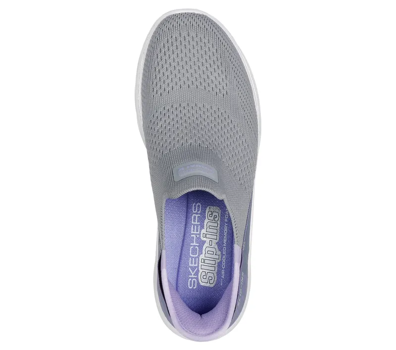 Skechers Skechers Slip-ins: GO WALK 7 – Mia – Grijs / Lavendel (125231-GYLV)