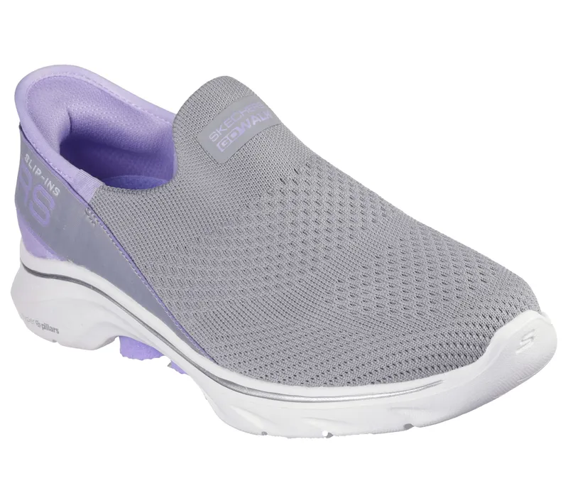 Skechers Skechers Slip-ins: GO WALK 7 – Mia – Grijs / Lavendel (125231-GYLV)