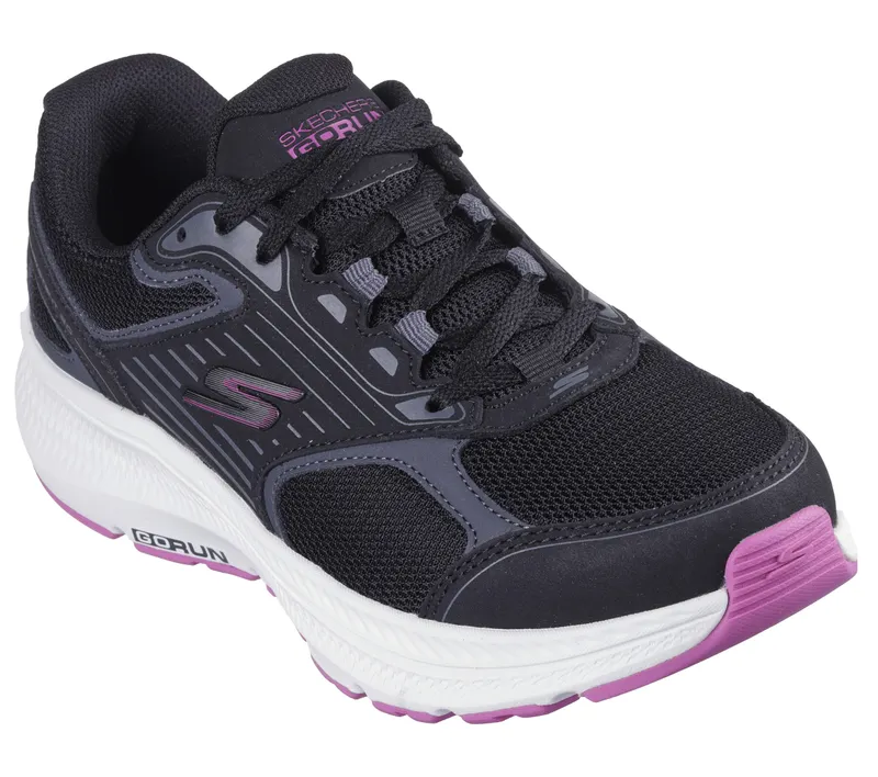 Skechers GO RUN Consistent 2.0 – Advantage – Zwart / Fuchsia (128606-BKFS)