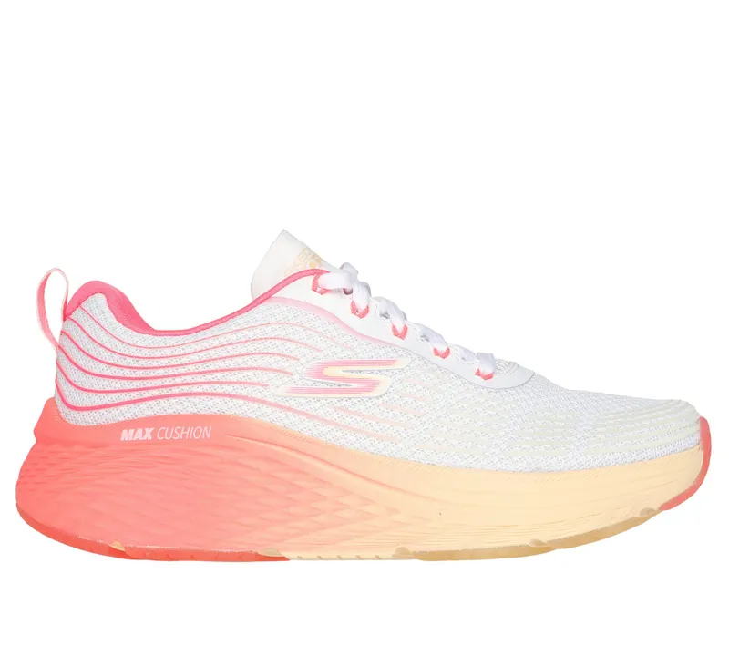 Skechers Max Cushioning Elite – Speed Play – Wit / Roze (129621-WPK)