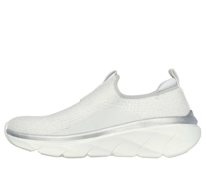 Skechers Relaxed Fit: D’Lux Walker 2.0 – Sparkle Forever – Wit / Zilver (150098-WSL)