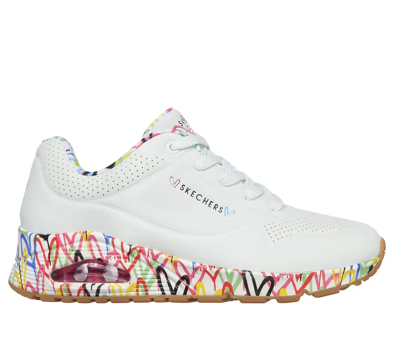 Skechers Skechers x JGoldcrown: Uno – Loving Love – Wit (155506-WHT)