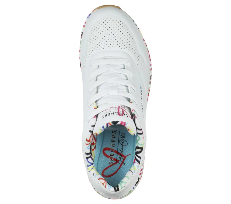 Skechers Skechers x JGoldcrown: Uno – Loving Love – Wit (155506-WHT)