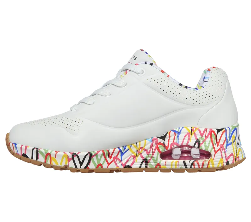 Skechers Skechers x JGoldcrown: Uno – Loving Love – Wit (155506-WHT)
