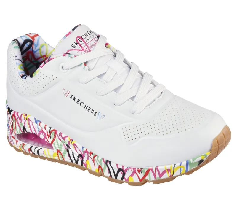 Skechers Skechers x JGoldcrown: Uno – Loving Love – Wit (155506-WHT)