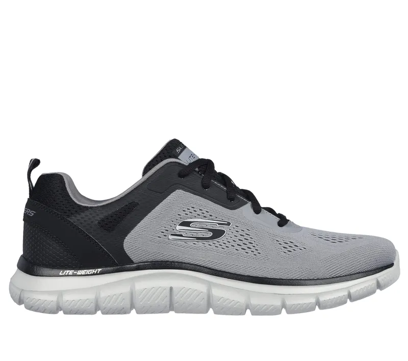 Skechers Track – Broader – Grijs / Zwart (232698-GYBK)