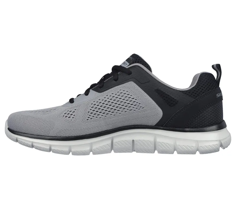 Skechers Track – Broader – Grijs / Zwart (232698-GYBK)