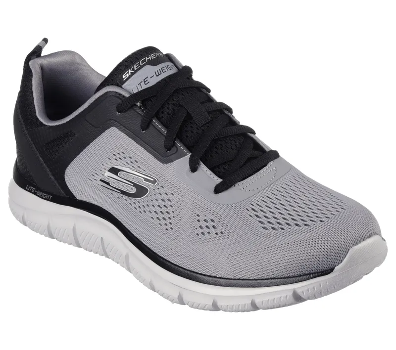Skechers Track – Broader – Grijs / Zwart (232698-GYBK)