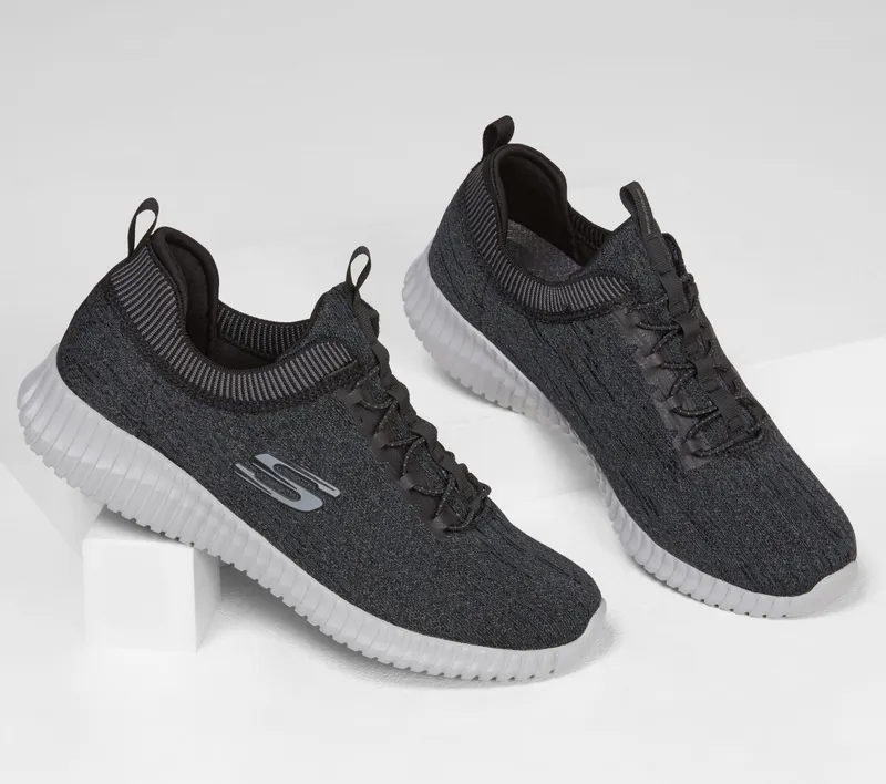Skechers Elite Flex – Hartnell – Zwart / Grijs (52642-BKGY)