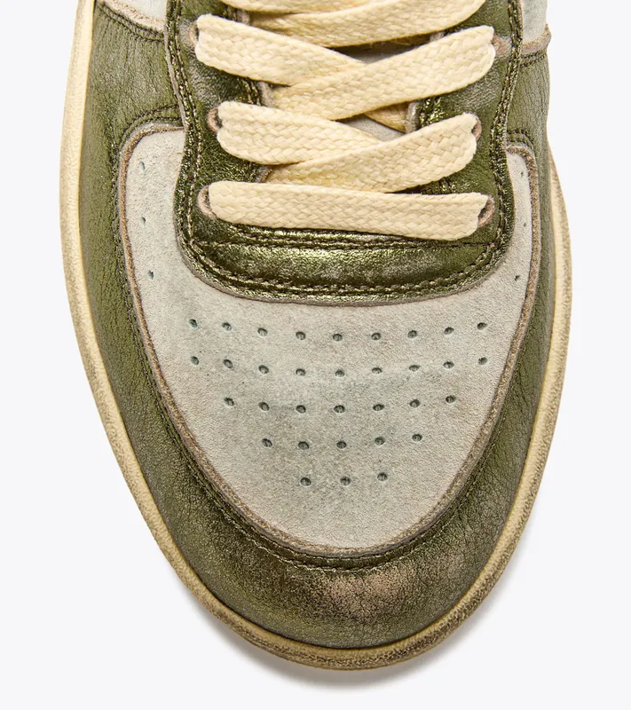 Diadora Mi Basket Row Cut Metal Pigskin Used Wn Beige Oyster (25036) (201.180207_25036)