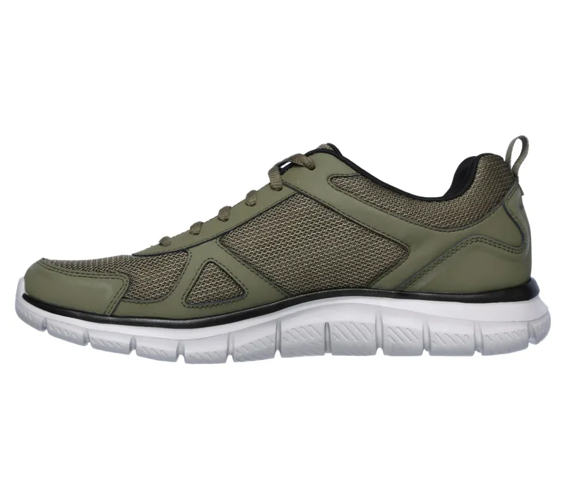 Skechers Track – Olijf / Zwart (52631-OLBK)